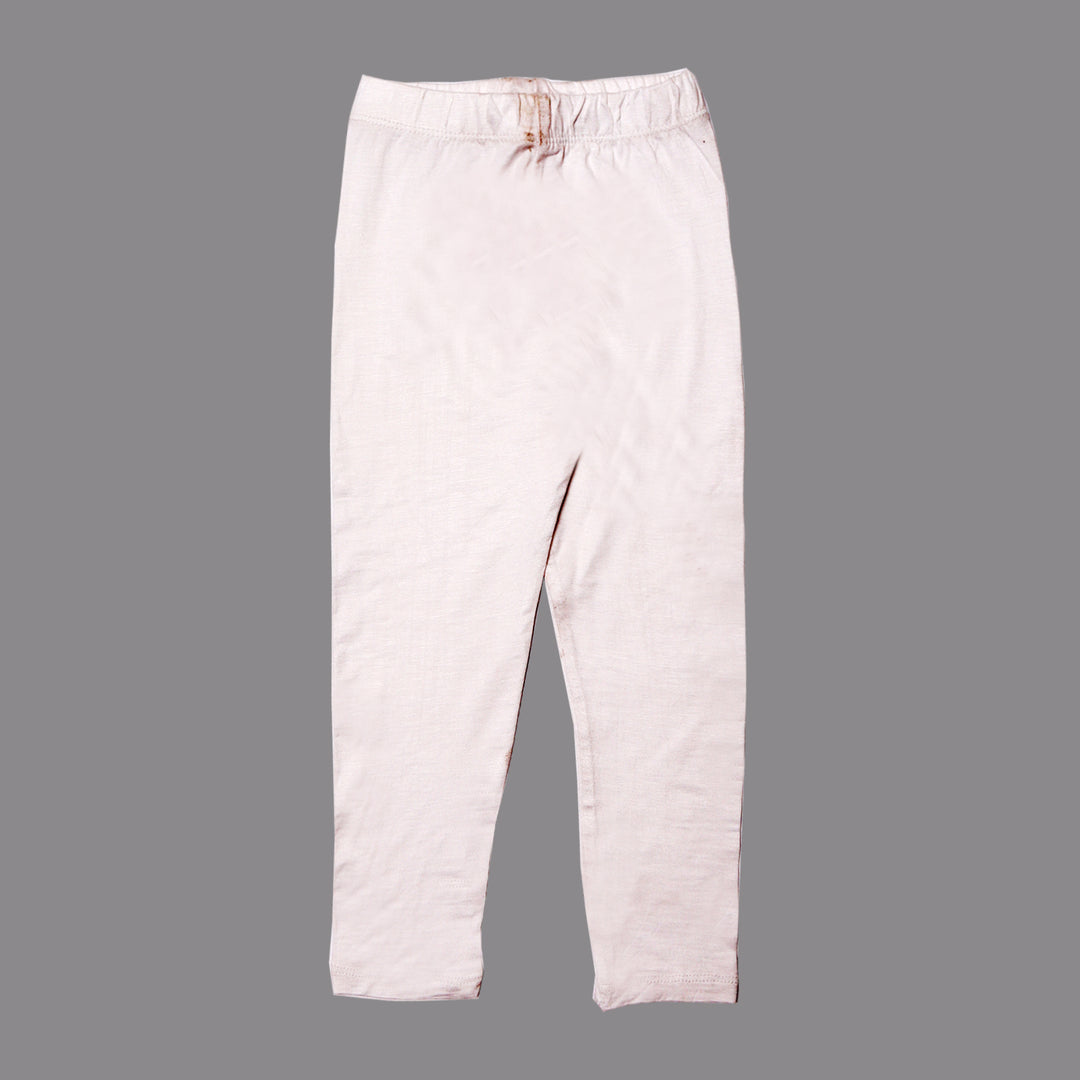 NEW WHITE PLAIN TIGHT PAJAMA FOR GIRLS