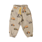 Load image into Gallery viewer, LIGHT GREEN VEHICLES PRINTED JOGGER PANTS TROUSER
