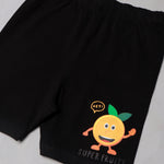 Load image into Gallery viewer, KIDS PLAY SHORT BLACK ORANGE - WONDER NATION
