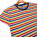 NEW MULTI COLOR STRIPES T-SHIRT FOR GIRLS