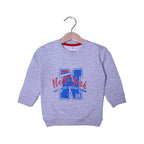 HAZEL GREY NEW YORK 28 PRINT FLEECE FABRIC SWEATSHIRT