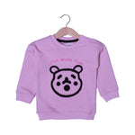 Load image into Gallery viewer, PINK LITTLE BEAR CLUB EMBROIDERED TERRY FABRIC SWEATSHIRT
