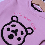 Load image into Gallery viewer, PINK LITTLE BEAR CLUB EMBROIDERED TERRY FABRIC SWEATSHIRT
