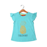 BLUE PINEAPPLE PRINTED T-SHIRT FOR GIRLS