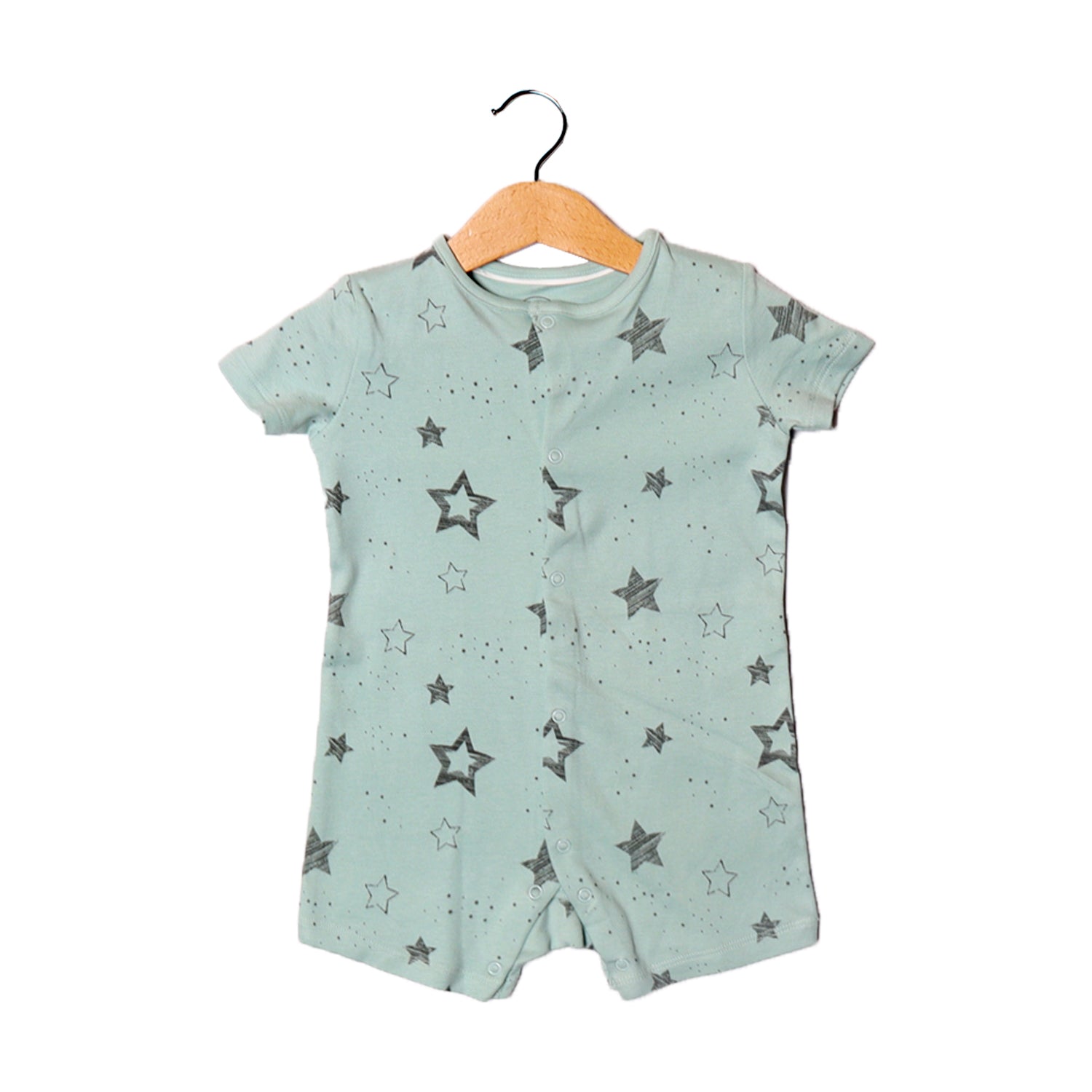BLUE STARS PRINTED ROMPER FOR BOYS Secondary image