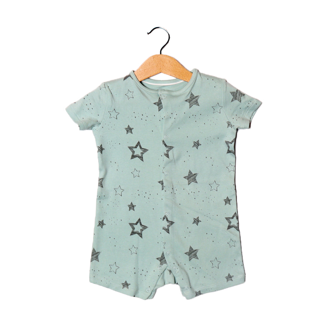 BLUE STARS PRINTED ROMPER FOR BOYS