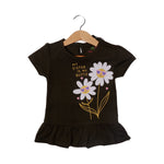Load image into Gallery viewer, GREEN MY SISTER IS MY BESTIE PRINTED T-SHIRT TOP FOR GIRLS
