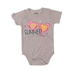 Load image into Gallery viewer, LIGHT GREY SUMMER TIME PRINTED ROMPER
