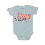 Load image into Gallery viewer, SKY BLUE SUMMER TIME PRINTED ROMPER
