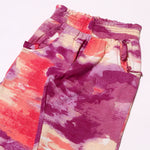 Load image into Gallery viewer, PURPLE PAINTING DESIGN FRIL POCKETS PAJAMA FOR GIRLS

