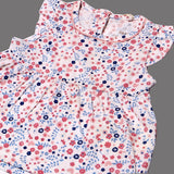 LUPILU WHITE FLOWERS PRINTED FROCK