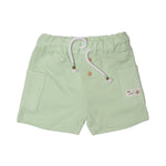 Load image into Gallery viewer, SEA GREEN DOUBLE POCKET WITH BUTTON SHORT FOR BOYS
