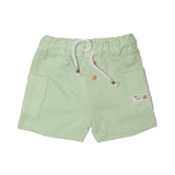 SEA GREEN DOUBLE POCKET WITH BUTTON SHORT FOR BOYS