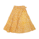 NEW LONG MUSTARD WITH FRIL DESIGN SKIRT FOR GIRLS