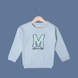 PISTA "MAISON DE FLEURS" EMBROIDERED TERRY FABRIC SWEATSHIRT