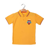 YELLOW POLO "98 CHAMPION" PRINTED HALF SLEEVES T-SHIRT