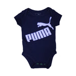 Load image into Gallery viewer, NAVY BLUE WITH WHITE PUMA PRINTED ROMPER FOR SUMMERS
