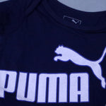Load image into Gallery viewer, NAVY BLUE WITH WHITE PUMA PRINTED ROMPER FOR SUMMERS
