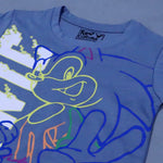 Load image into Gallery viewer, BLUE SONIC PRINT HALF SLEEVES T-SHIRT FOR BOYS
