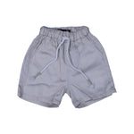 Load image into Gallery viewer, CREAM COTTON FABRIC SHORTS FOR BOYS
