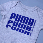 HAZEL GREY "PUMA" PRINT HALF BODY HALF SLEEVES ROMPER