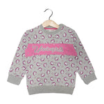Load image into Gallery viewer, GREY UNICORN &amp; STARS PRINTED SUIT FOR GIRLS
