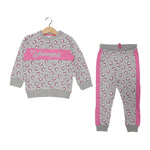 Load image into Gallery viewer, GREY UNICORN &amp; STARS PRINTED SUIT FOR GIRLS
