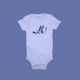HAZEL GREY MILK PRINT HALF BODY HALF SLEEVES ROMPER