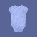Load image into Gallery viewer, SKY BLUE FLOWER &amp; BIRD PRINT HALF SLEEVES ROMPER
