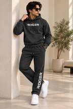 Charcoal Warm Weave Fabric Suit