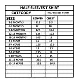 BLACK PLAIN HALF SLEEVES T-SHIRT FOR SUMMERS