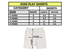 KIDS PLAY SHORT BLACK ORANGE - WONDER NATION