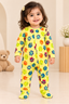 Yellow Little Paws Cozy Baby Romper