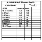 Blue Roma Print Half Sleeves T-Shirt For Boys
