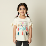 NEW YELLOW WANDERLUST T-SHIRT TOP FOR GIRLS