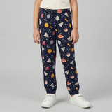 NEW NAVY BLUE PLANETS & UFO PRINTED PAJAMA TIGHT