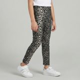 NEW BLACK LEOPARD PRINTED TIGHTS FOR GIRLS