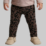 GREY LEOPARDS PRINTED TIGHTS FOR GIRLS