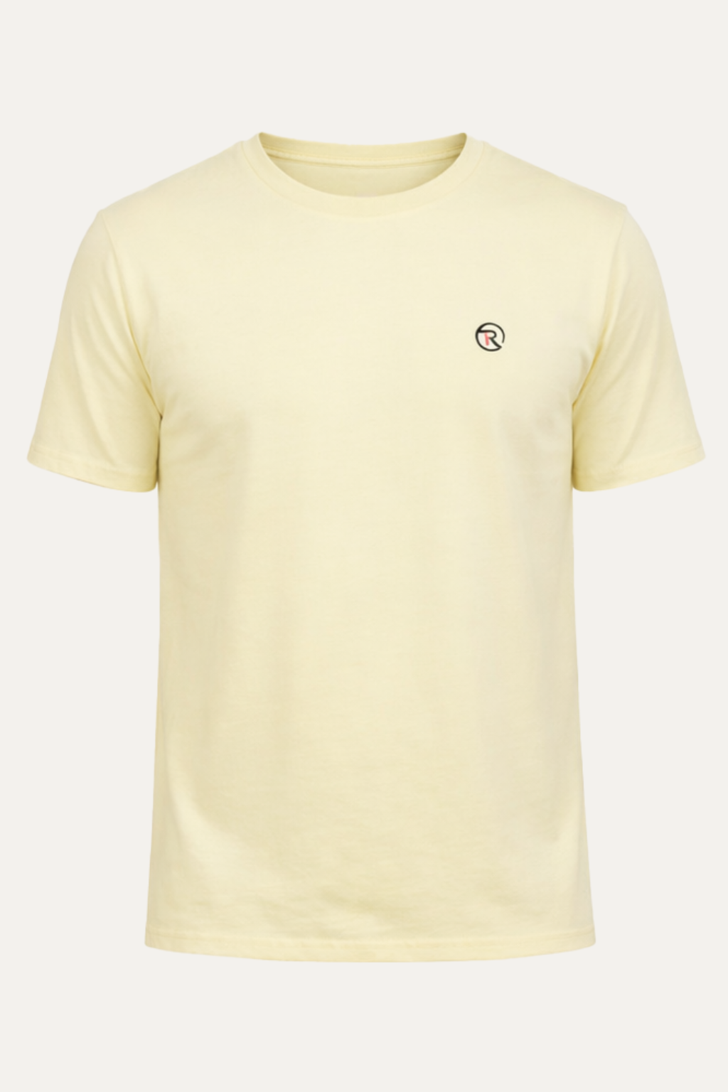 Lime Yellow Plain Activewear T-shirt For Mens Secondary image