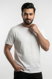 White Plain T-shirt For Men