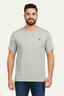 Hazel Grey Plain Activewear T-shirt For Mens