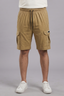 Brown Double Pocket Shorts For Mens