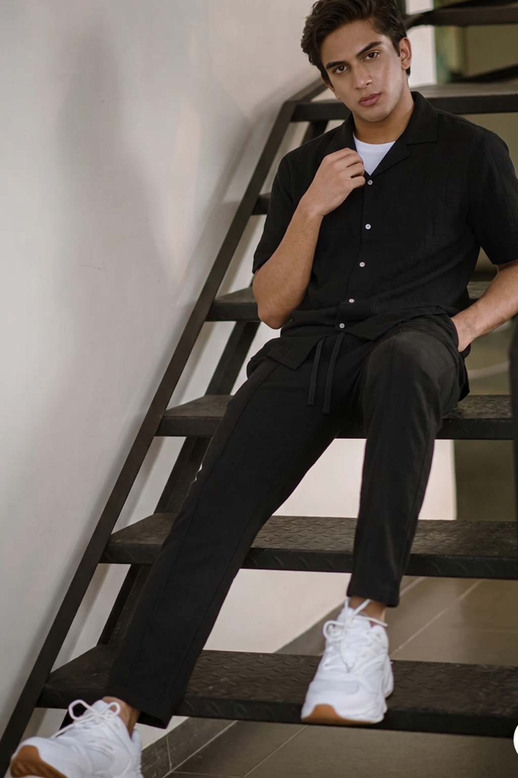 Black Trouser & Shirt Suit For Men