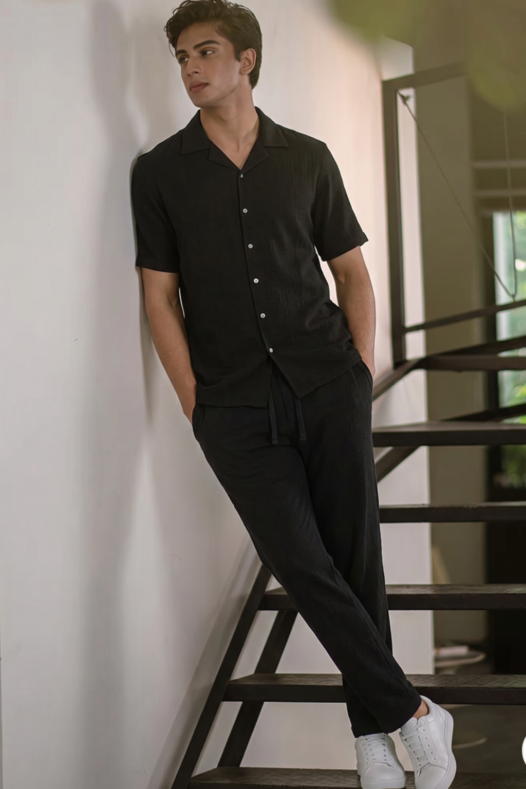 Black Trouser & Shirt Suit For Men