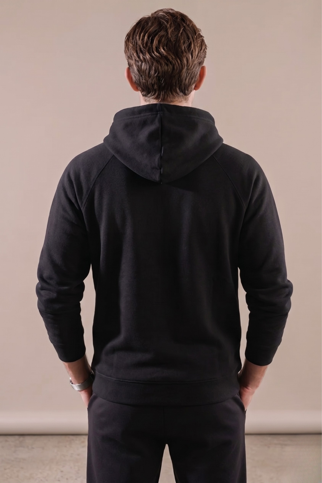 Bench Black Hoodie For Mens
