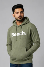 Bench Olive Green Hoodie For Mens