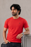Red Plain T-shirt For Men