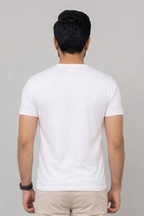 White Plain T-shirt For Men