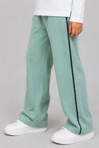 Sage Green Boys pajama with black line