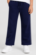 Navy Blue Plain Jersy Fabric Trouser